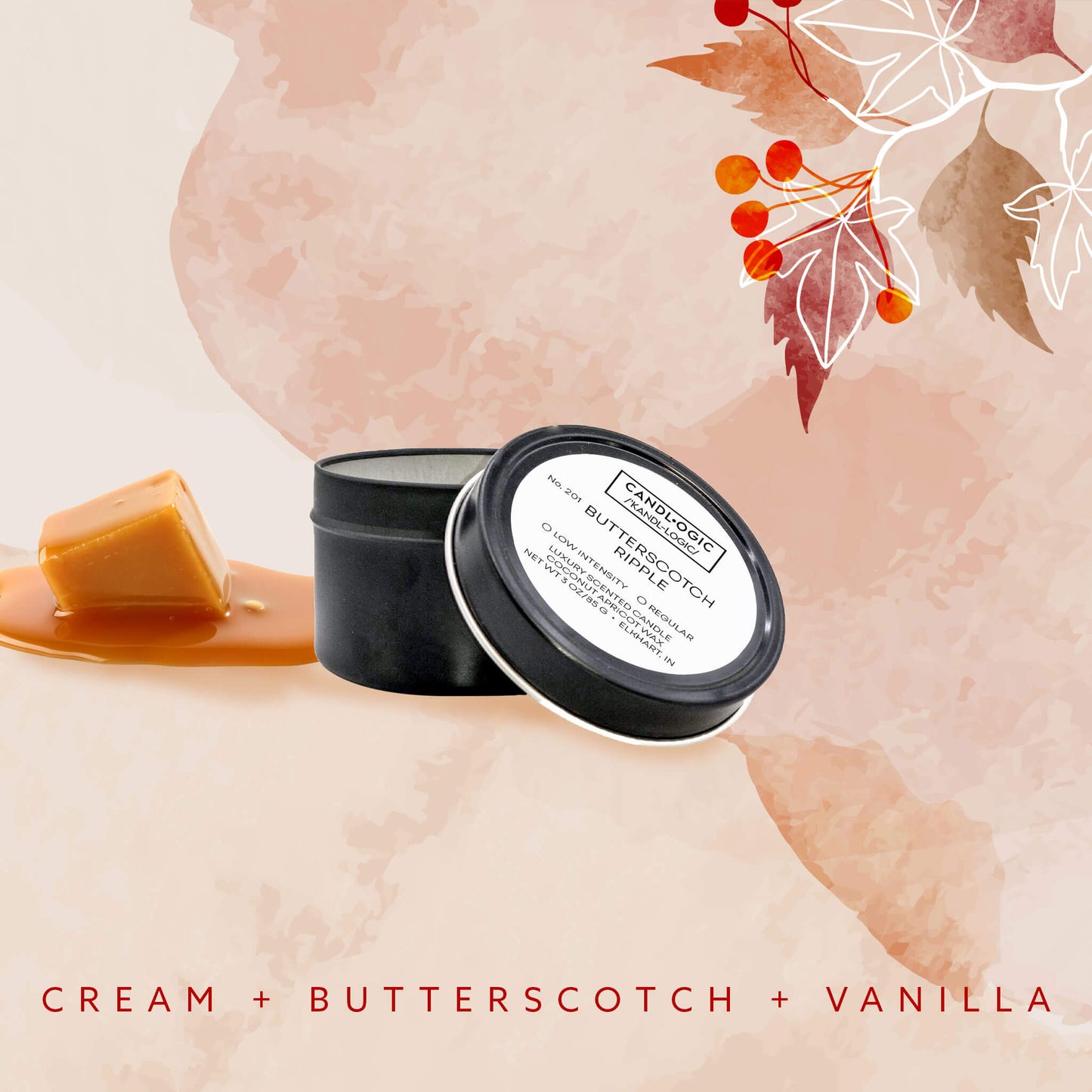 No. 201 Butterscotch Ripple - Cream, Butterscotch & Vanilla