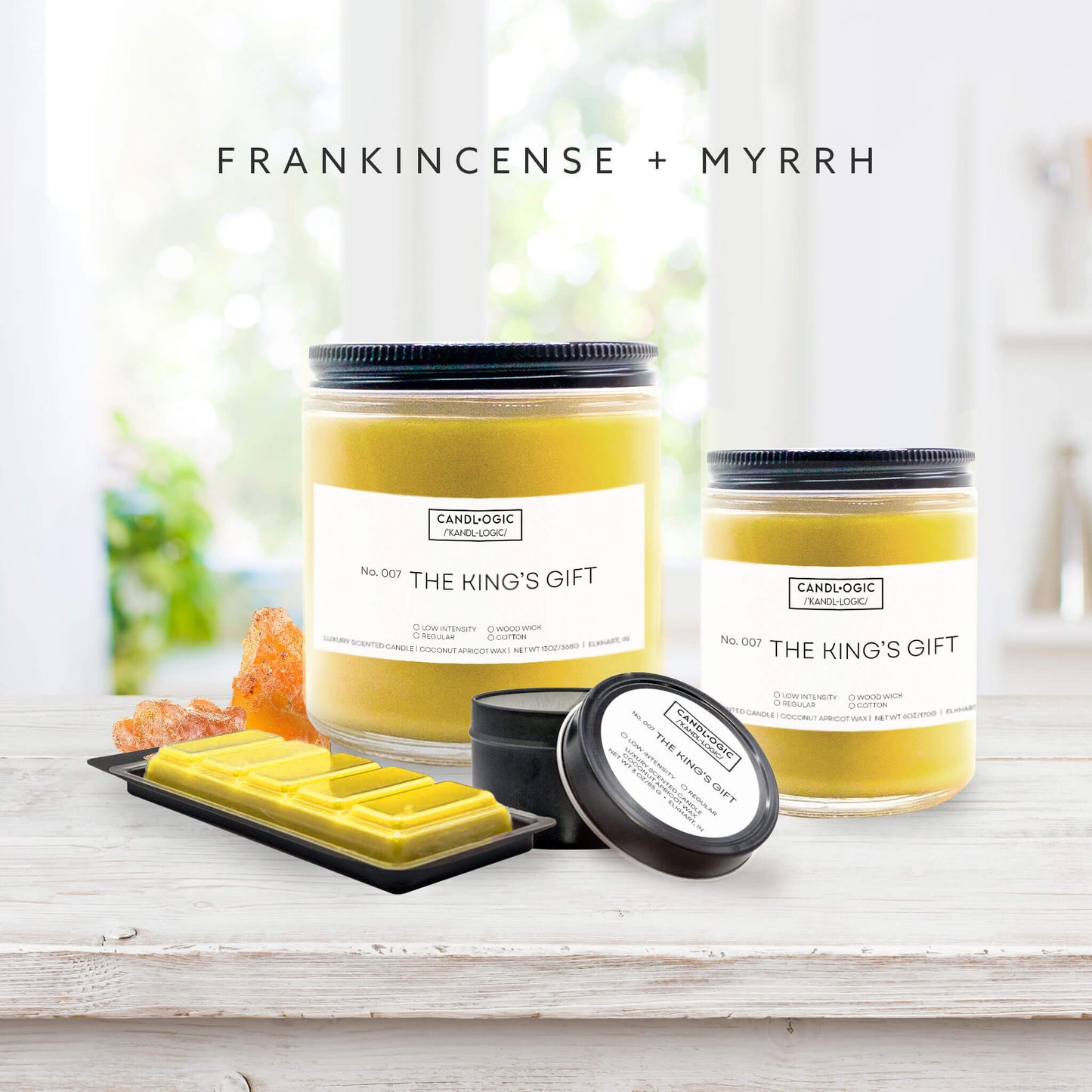 No. 007 The King's Gift candle size group