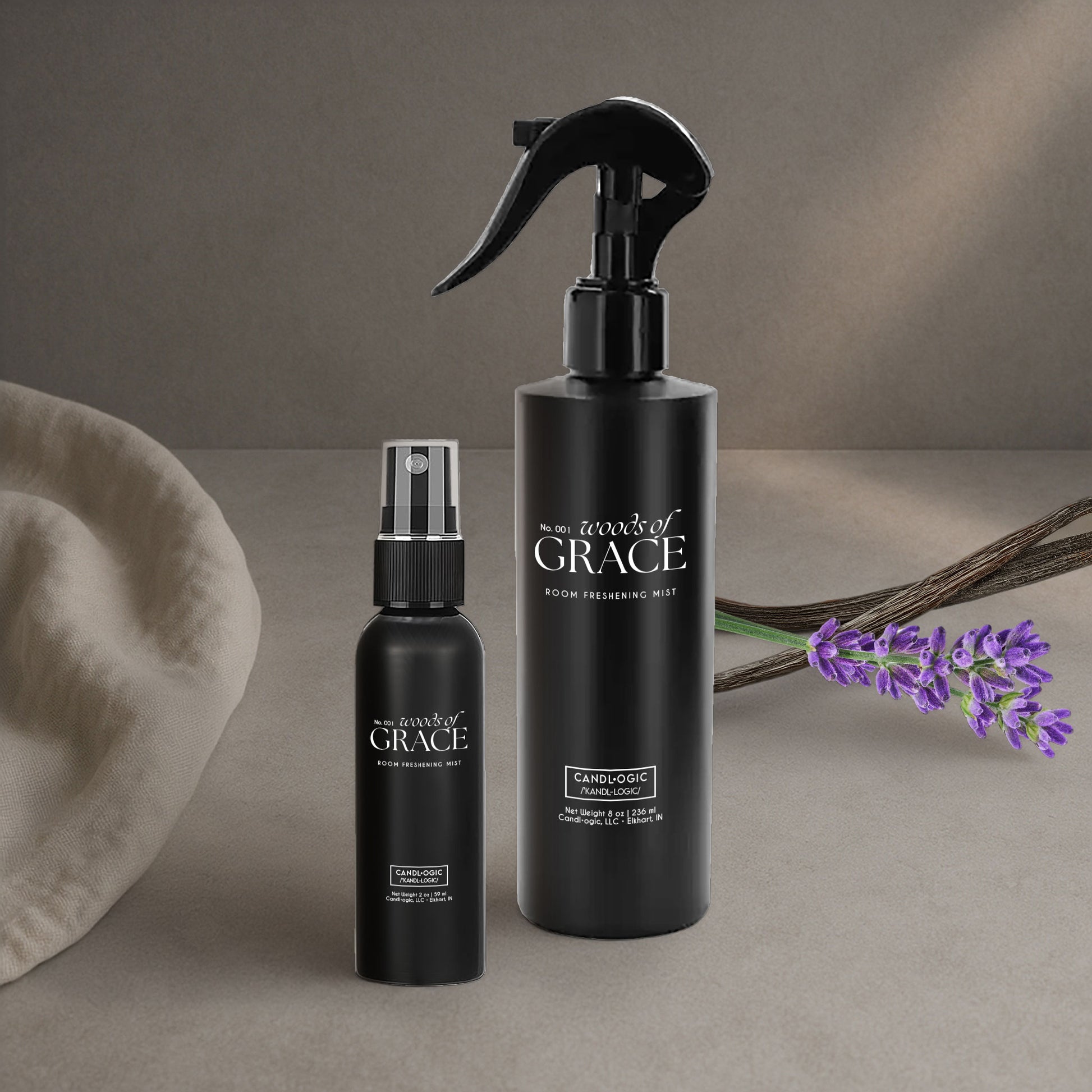 Cedar Vanilla & Lavender Home Fragrance, No. 001 Woods of Grace Room Spray