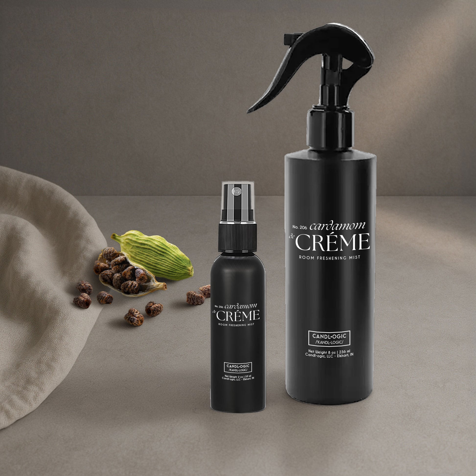 Black Cardamom-Cream Home Fragrance No. 006 Cardamom de Creme Room Spray