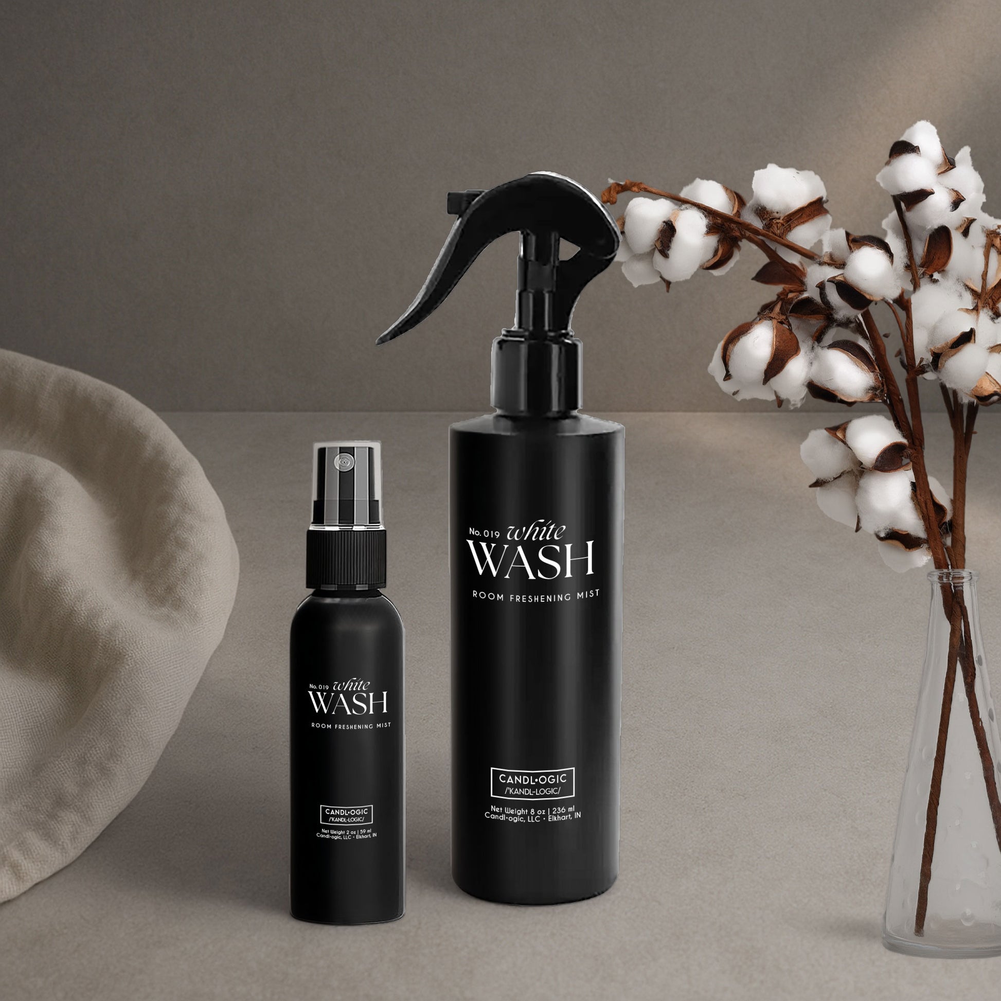 Cotton Blossom-Linen Home Fragrance No. 019 White Wash Room Spray