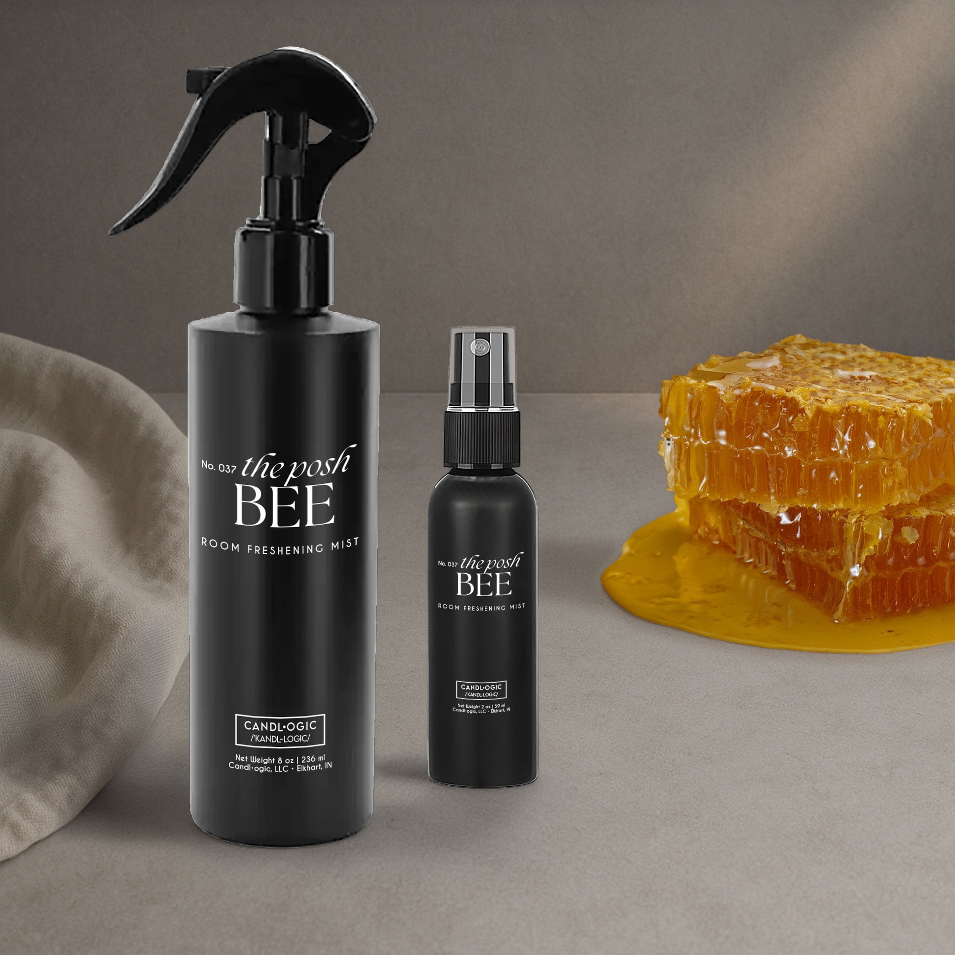 Honey-Peach-Sandalwood Home Fragrance No. 037 The Post Bee Room Spray