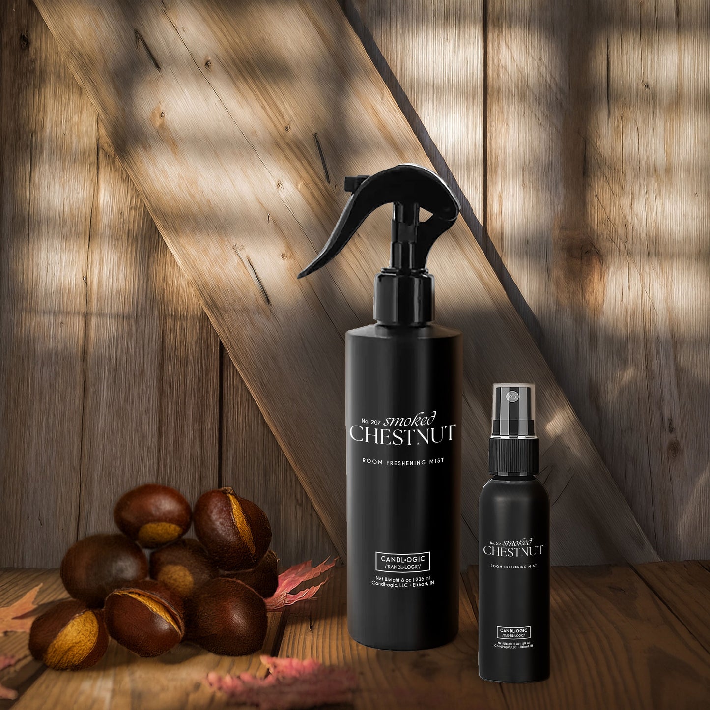 Roasted Chestnut-Amaretto Home Fragrance No. 207 Smoked Chestnut Room Spray