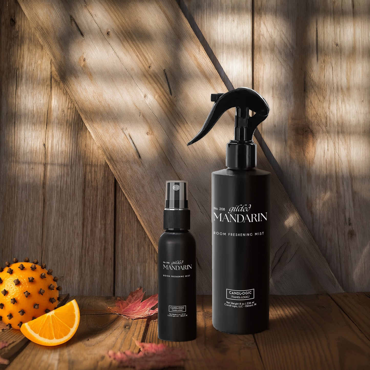 Sweet Mandarin-Autumn Spice Home Fragrance No. 208 Gilded Mandarin Room Spray