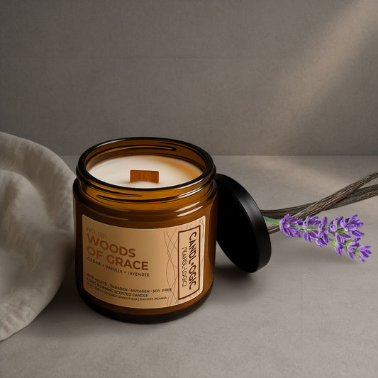 No. 001 Woods of Grace | Cedar + Vanilla + Lavender