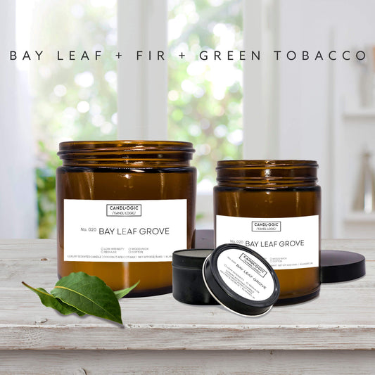 No. 020 Bay Leaf Grove candle - Bay Leaf, Fir & Green Tobacco Leaf