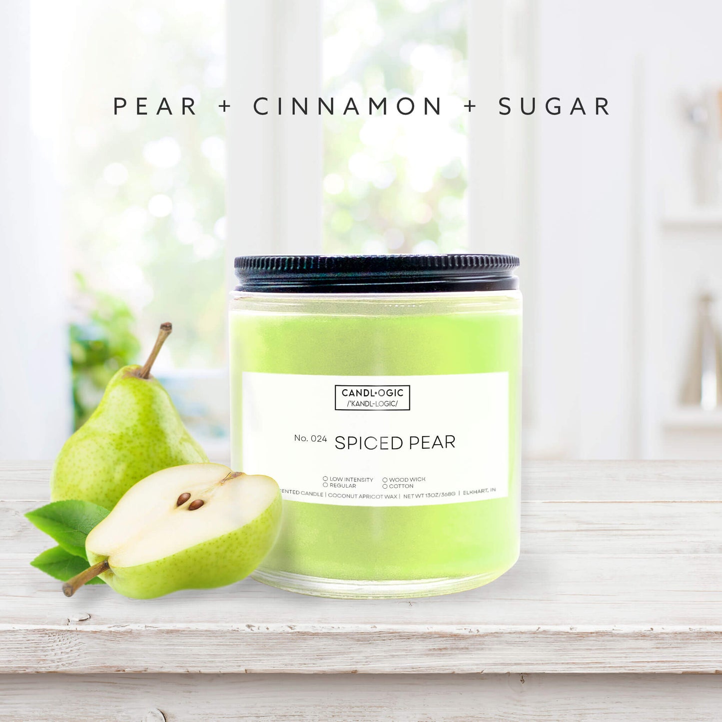 No. 024 Spiced Pear candle - Pear, Cinnamon & Sugar