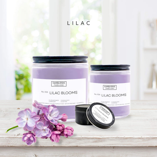 No. 026 Lilac Blooms candle - Lilac