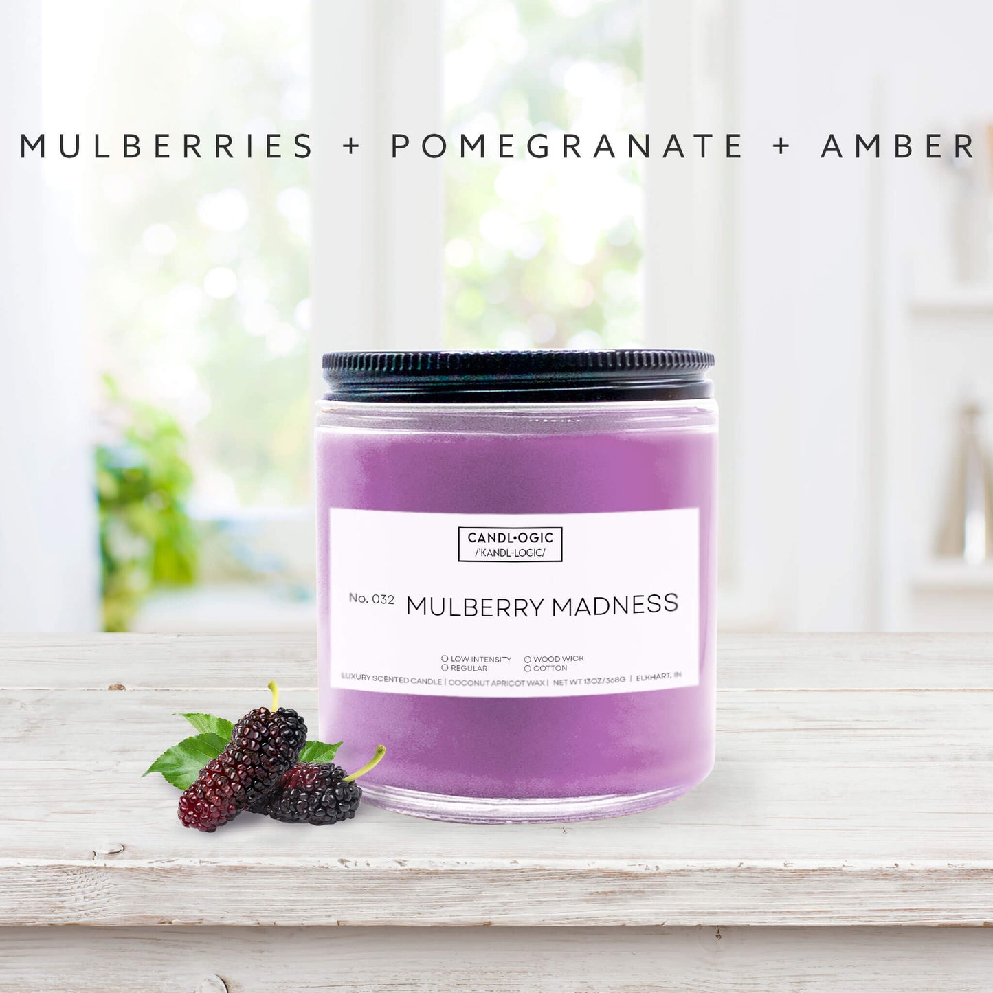 No. 032 Mulberry Madness candle - Mulberries, Pomegranate & Amber