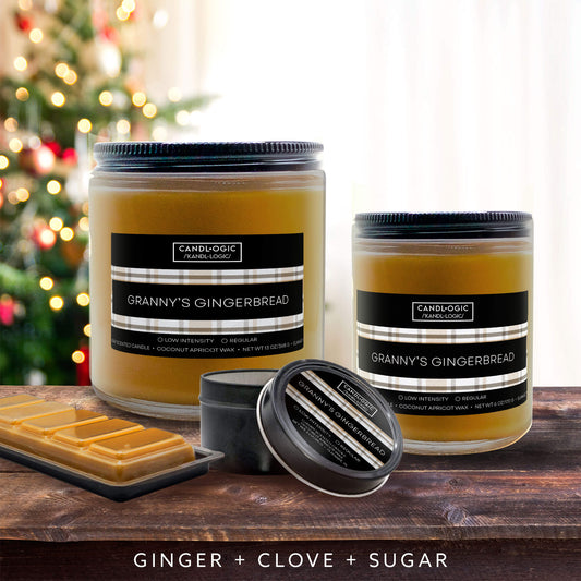 No. 302 Granny's Gingerbread candle - Ginger, Clove & Sugar