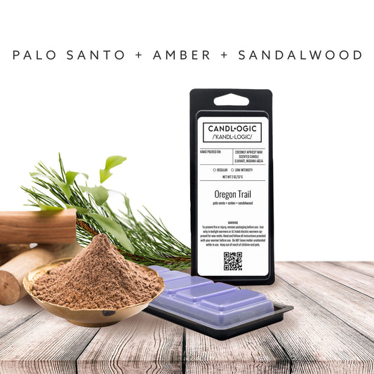 No. 011 Oregon Trail wax melt - Palo Santo, Amber & Sandalwood
