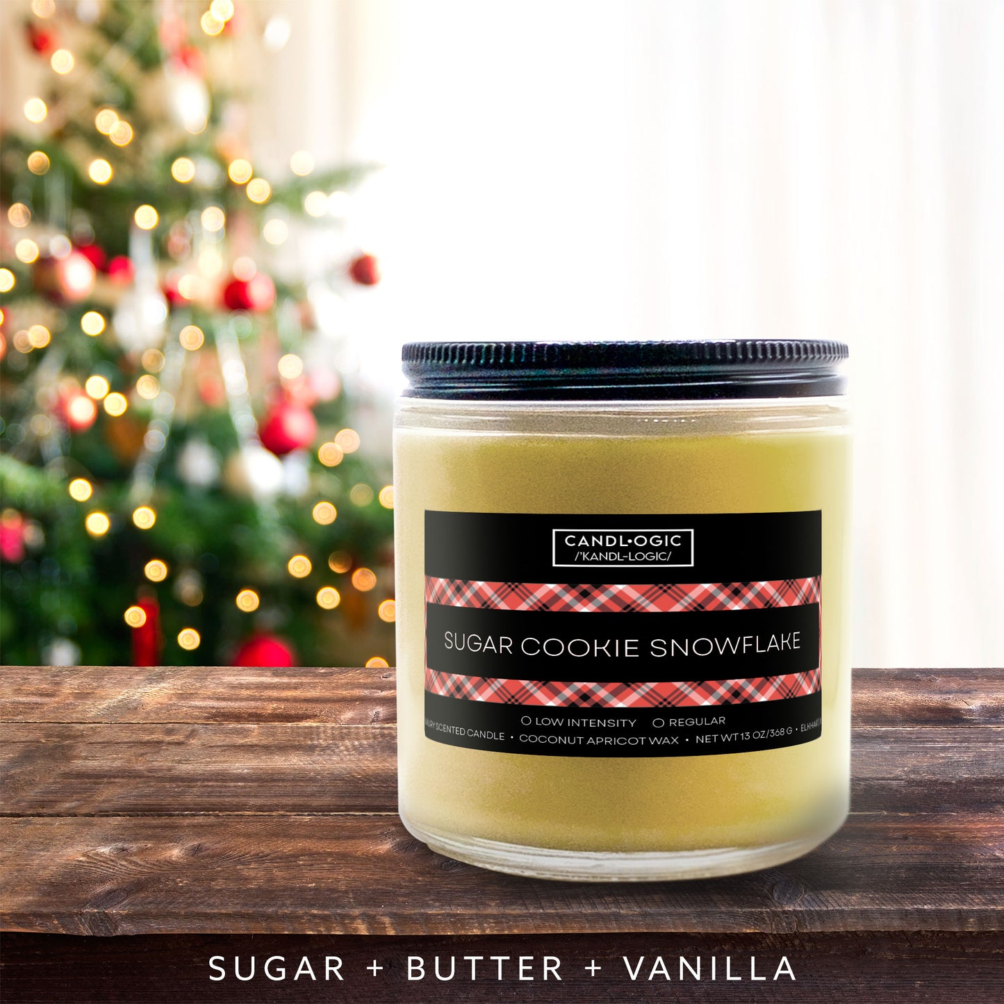 No. 303 Sugar Cookie Snowflake candle - Sugar, Butter & Vanilla