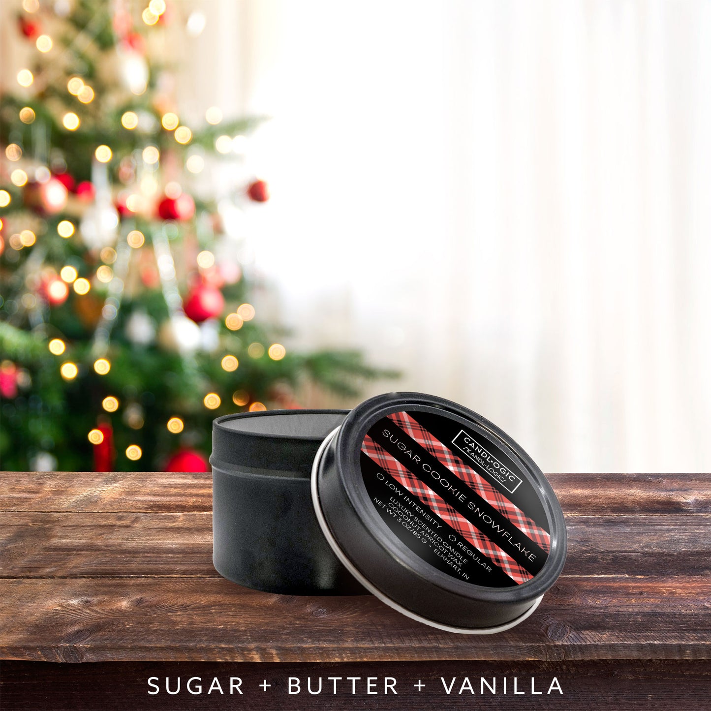 No. 303 Sugar Cookie Snowflake candle - Sugar, Butter & Vanilla