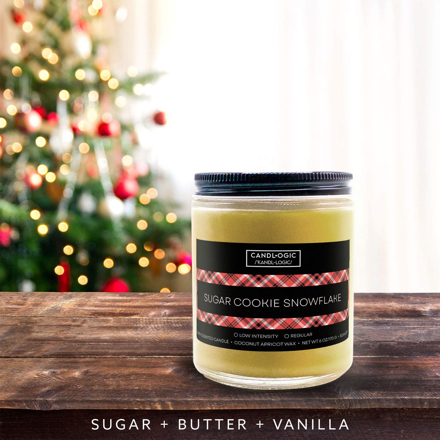 No. 303 Sugar Cookie Snowflake candle - Sugar, Butter & Vanilla