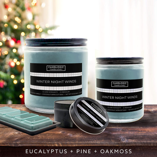 No. 304 Winter Night Winds candle - Eucalyptus, Pine & Oakmoss